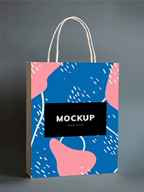 Bolsa de papel Mockup